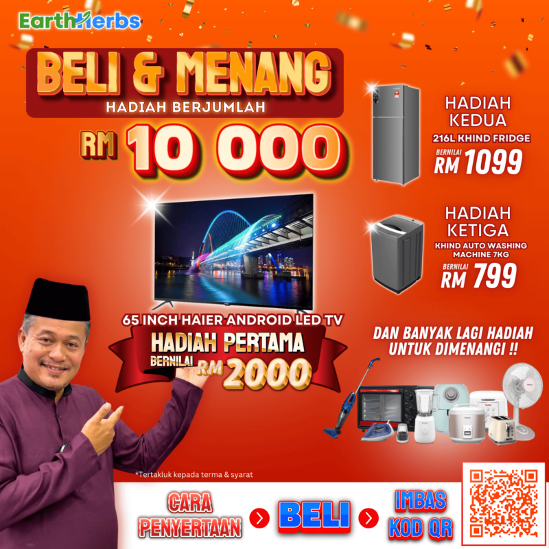 Peraduan EarthHerbs Beli & Menang